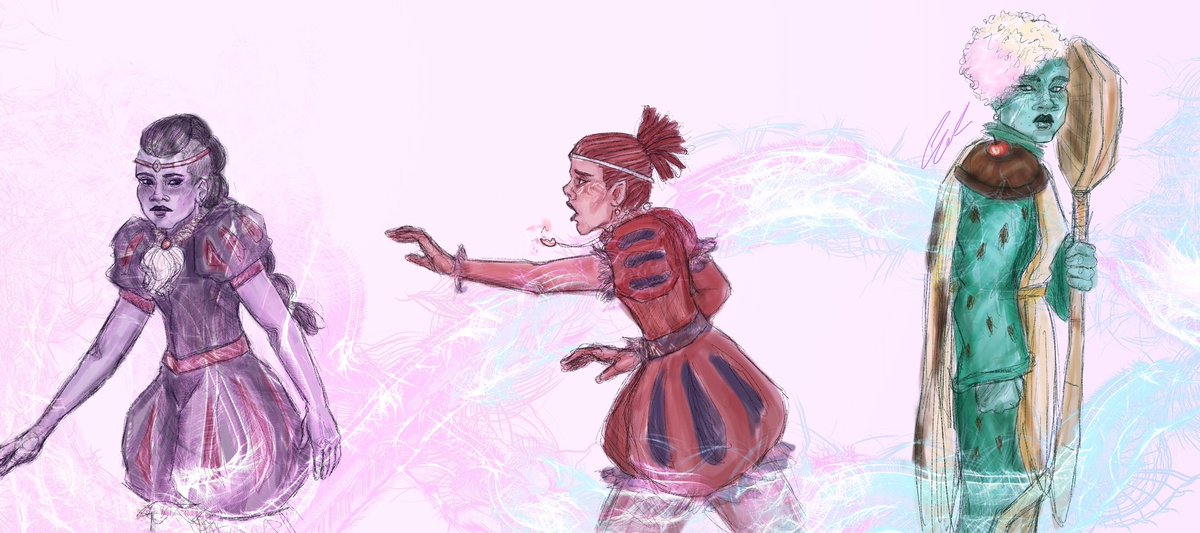 swfs4x4's tweet photo. I have been seeing a lot of acoc on my tl lately, and I remembered I never posted this 
So here's some Rocks sisters angst for the 2 people who care #D20 #acoc #d20fanart https://t.co/Mz8OIC8NS8