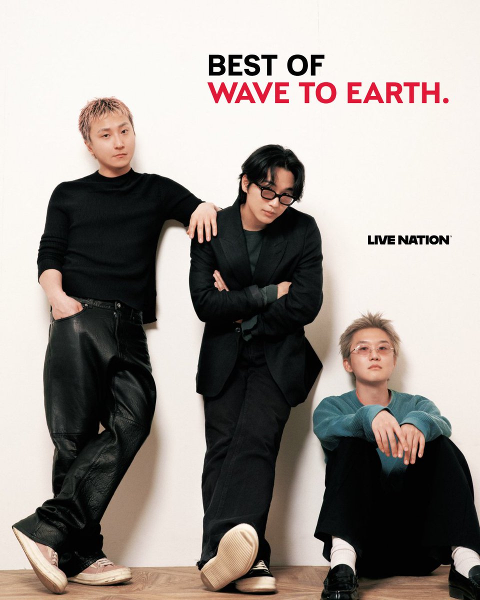 LiveNationASIA's tweet photo. Best of wave to earth.

Your favorite wave to earth song gets 100x better live – don’t miss your chance to catch them in your city this November! https://t.co/KQu1B7qhQK