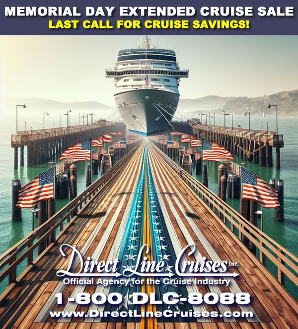 DLCCruises's tweet photo. Don't let our EXTENDED Memorial Day cruise deals drift away... Less than 48-hours remain to lock-in reduced fares, bonus onboard credits plus more.  Reserve through https://t.co/bkOPTIXrBz to secure our Memorial Day cruise deals.  Extended offer ends at 11:59 PM EST on 5/29/26. https://t.co/oJcMeAzZYK