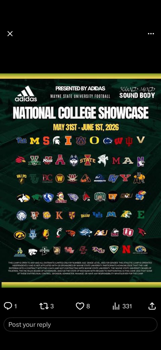 Tysondut00's tweet photo. I will be at session 2 of the SMSB National College Showcase. Ready to compete with the best in the nation. Tyson Dutt 6,2 220 DE/DT/OLB @CoachJasonBaur @DOFRecruiting @CoachShreve @CoachQ215 @CoachGus90 @CoachMacCarruth  @CoachGDBrown73 @coachdaoust @Coach_LBJ_ @Coach_DeBo46 @CoachKingWill @MalloeMalloe @CoachWhit_UW @coach_buddha @Coach_PatKuntz @Coach_AHiggins @CoachMorris_ @NyeemWartman @JakeDelCampo @CoachBibbs52 @CoachKSaddler @Paytonshafer @DBCoachWhite @CoachZeek_ @CoachTibs @Coach_GMack @CoachKolodziej @Coach_RJG @_CoachZo_ @RyanBrowne05 @ben_feist1 @GreerMartini48 @Drew_Moulton @EthanBrenesFB @CoachSiwicki @Coach_Mattix @CoachCSmith__ @CoachKNoDuke @stoneyrock64  @CoachWright_R @CoachDaniels06 @CoachBHumbert @FlashTanski @CoachPDeCapito @CoachKingWill @CoachBibbs52 @CoachTesfa