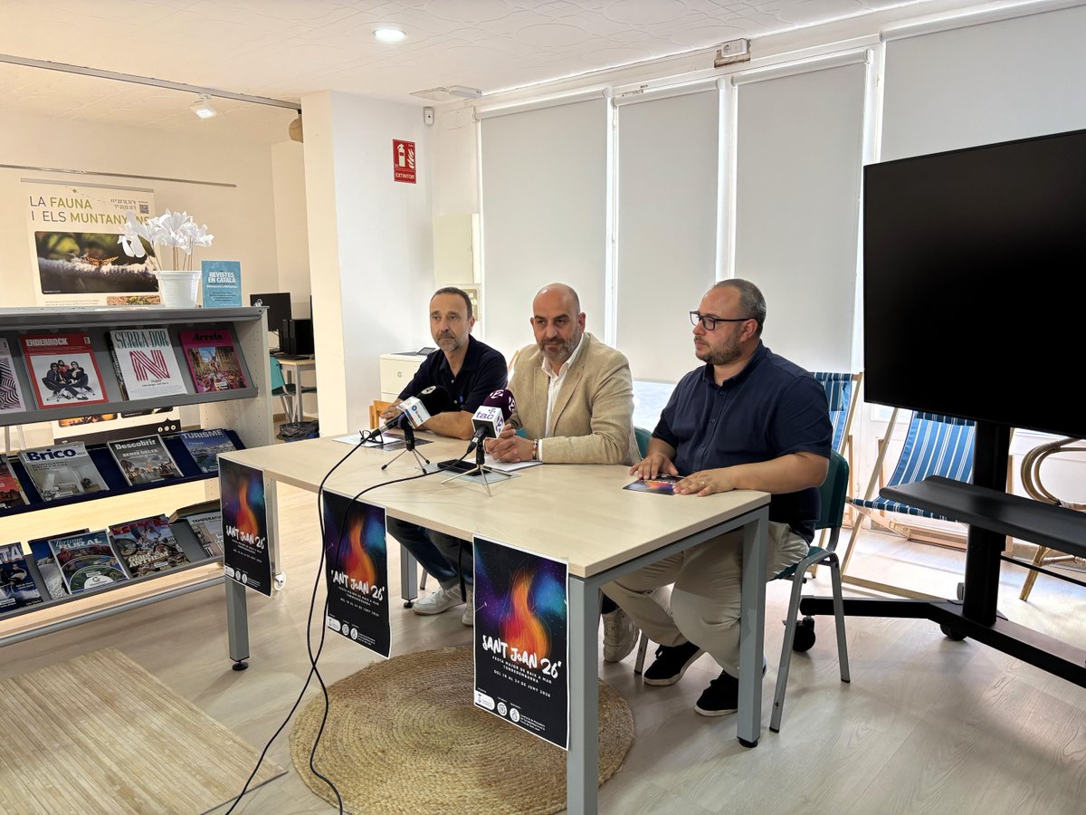 AjTorredembarra's tweet photo. 🔥 Ja arriba Sant Joan, la Festa Major de Baix a Mar 2026‼️

🎉 Del 19 al 24 de juny, viurem sis dies plens de tradició, música, foc, cultura popular, esport i activitats per a tota la família.

Consulteu el programa 🔗 https://t.co/vQO3aq7u8o

📷 Aj. #Torredembarra https://t.co/Sc87wjCZVh