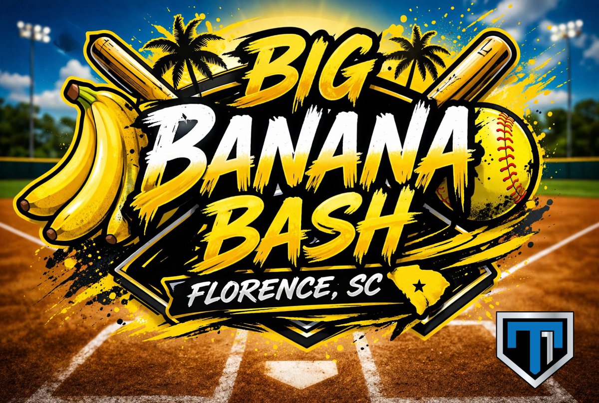 TierOneFP's tweet photo. 🍌🔥 FALL BANANA SERIES IS HERE… AND IT’S BUILT DIFFERENT 🔥🍌

This fall, we’re bringing the Banana Bash experience to THREE locations…

👉 Same energy
👉 Same chaos
👉 Same competition

🎧 DJ + music all day
👕 T-shirt giveaways & Banana Upgrades
🎤 “Say It or Spray It” (win the BIG chain)
💃 Team dance battles & on-field competitions
🍌 Rope Drop to kick off the weekend
🔥 Non-stop energy from first pitch to final out

And yeah… we’re still playing some pretty good softball too 😏

⚡ Fast-paced games
⚡ Built Different format
⚡ Competitive Sunday bracket

📍 CHOOSE YOUR LOCATION

🌴 Bananas at the Beach – Wilmington, NC
👉 https://t.co/LxuVVBMIvq

🔥 Big Banana Bash – Florence, SC (Oct 17–18)
👉 https://t.co/k70evq87Hp

🌊 Banana Breakers – Virginia Beach, VA (Oct 31–Nov 1)
👉 https://t.co/WXH0D6pfDW

🚨 These events WILL sell out

If you’ve played in one before — you already know.
If you haven’t — now’s your chance.

💥 Come for the games.
🍌 Stay for the experience.

#BananaBash #BuiltDifferent #TierOneFastpitch #USASoftball #FallSoftball #TravelBall #SoftballLife #GameDayEnergy