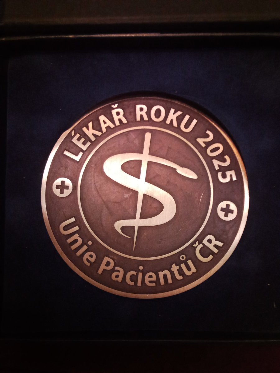 MrazLab's tweet photo. Very humbled and honored to receive the Jessenius Award (Physician of the Year 2025) from the Patients Association of the Czech Republic. Named after Jan Jessenius,who performed the first public autopsy in the Czech lands (1600) and wrote an important book on surgical procedures. https://t.co/6XmxSrowsL