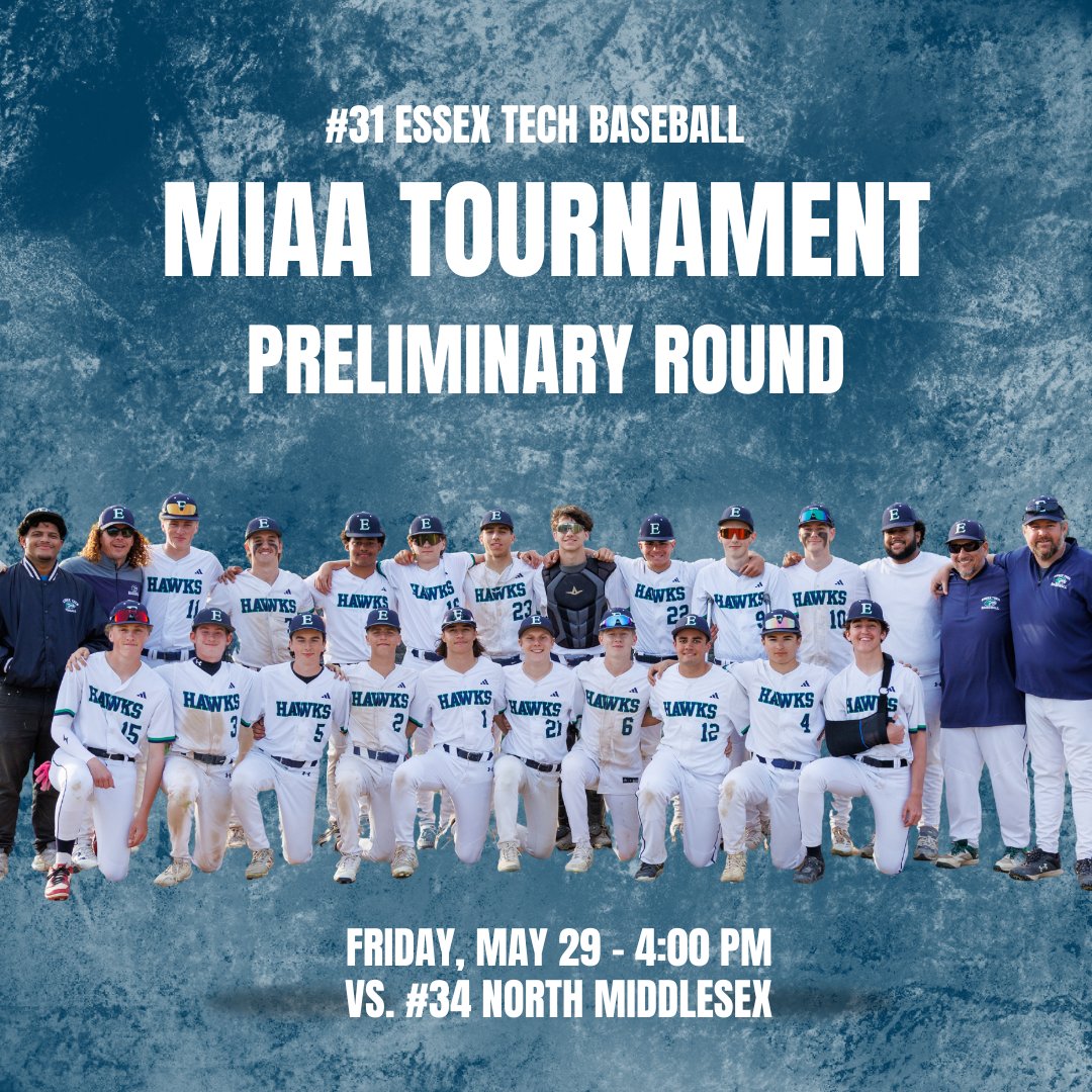 ethawksbaseball's tweet photo. The Hawks host a playoff game for the first time since 2019 - be there! https://t.co/Cmt1HxHBT8