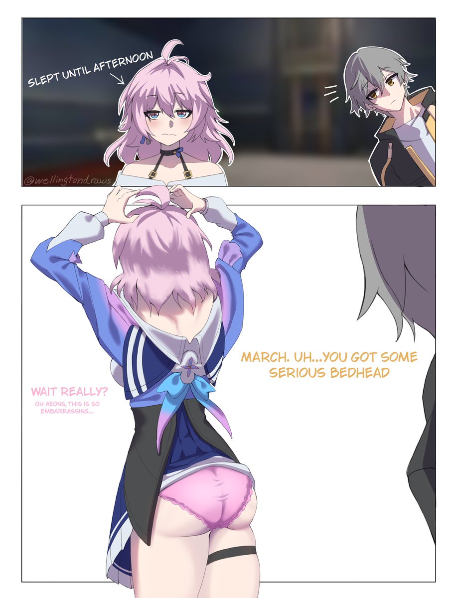 VI_Arts6's tweet photo. March got some serious bedhead

#honkai_starrail #march7th https://t.co/RHti8vsQW3