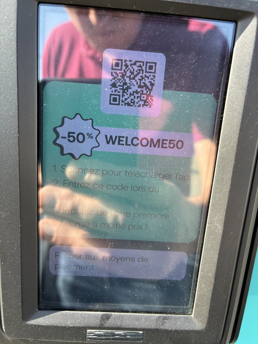markbezza's tweet photo. @HullTeslaModel3 If you come across any Electra chargers you can sign up to their app and get your 1st charge 50% off with this code https://t.co/130CTYWvd0