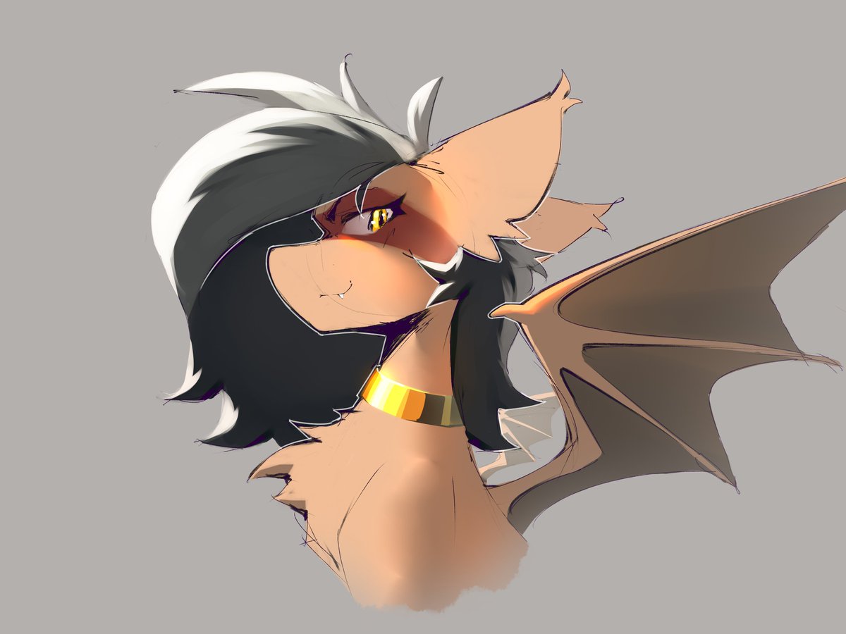 Kin_Spec's tweet photo. Do you like bats? 
What if bats like you?

New art of Tiza from my long time buddy @4mm4i :P https://t.co/S0ggUIxzDE