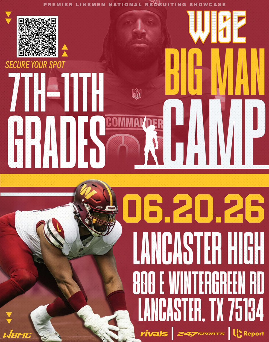 HoustonHero713's tweet photo. Free camp for all lineman grades 7th - 11th on June 20th in Dallas Texas. 

I'm looking for the best OL DL in Houston to pullup with me &amp; put on for the city. HS coaches in the H where ya dawgs at that's built for war??? I need them to come put on a show so we can pop them off. https://t.co/Z7YYAoE5Di