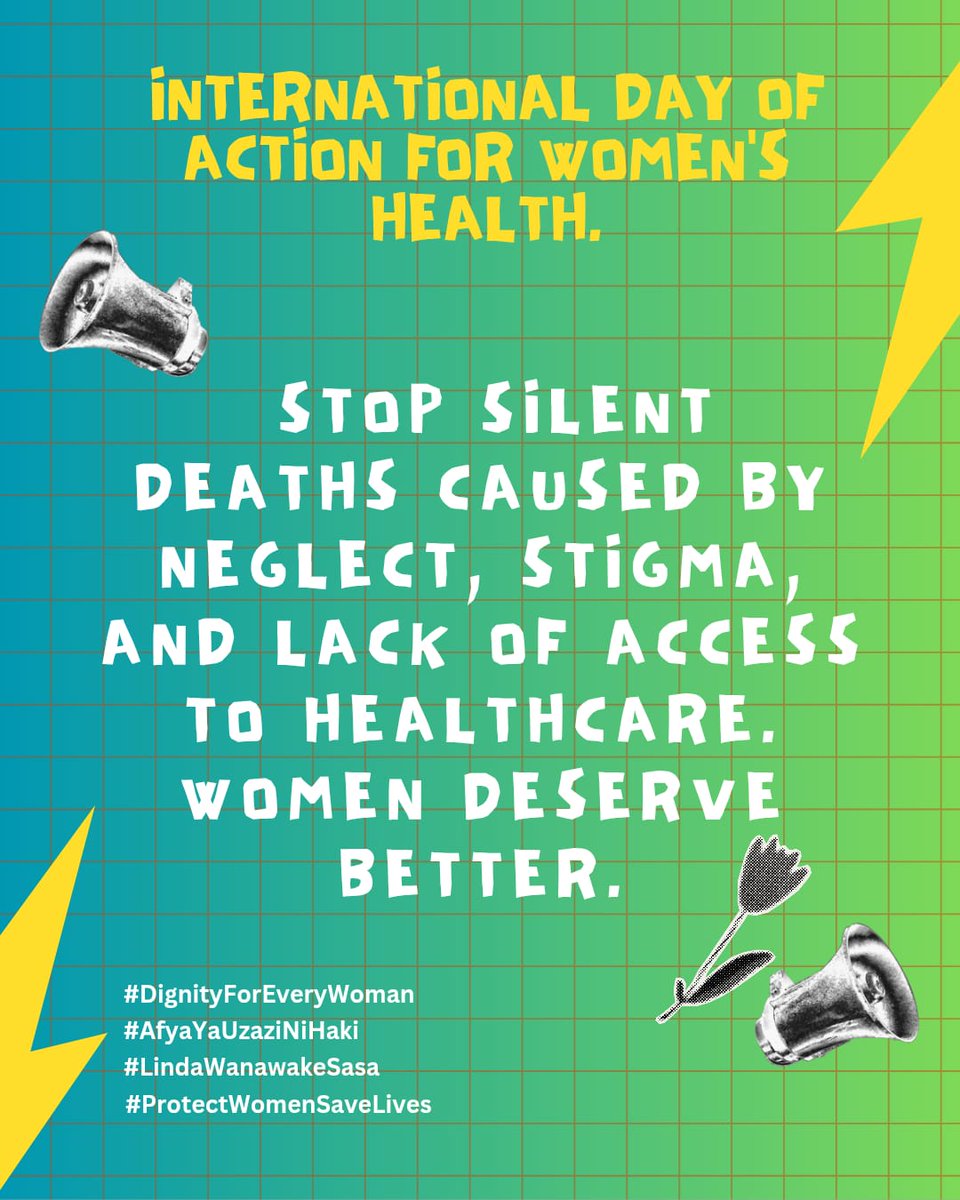 AbukaAlfred's tweet photo. Healthcare workers must be supported and trained to provide non-judgmental, rights-based care.
#HealthJusticeForWomenKE #WomensHealthMatter
#May28KE https://t.co/IuMdE7DRyK