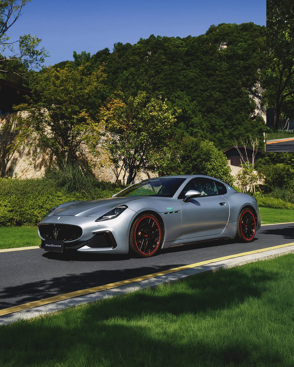 Maserati_HQ's tweet photo. Roads surrounded by greener landscapes and smaller towns: the perfect backdrop for longer stretches, where the only constant is the sound of the fleet moving forward.​
This isn’t only about reaching Modena, Maserati’s hometown, but about the comforting constance of exhilarating long-distance performance.The route between Hangzhou and Jingdezhen evokes just that as the #MaseratiGranTurismo Trofeo cuts across narrow roads and open curves with confidence, turning heads along the way.​
By the time the convoy reaches Jingdezhen, the atmosphere has already shifted completely from the energy of the departure.​
And this is only the beginning.​ The journey continues.​
#Maserati