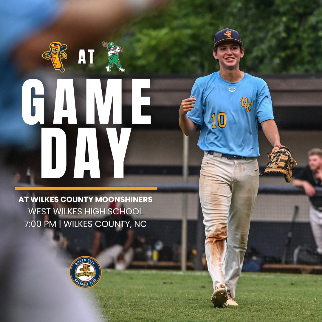 QCCorndogsBSB's tweet photo. First road game of the 2026 season! The dogs are headed to kickoff the season in Wilkes County tonight, as they face the Moonshiners at 7pm. 
 
🆚 @WilkesONSL    
⏰ 7:00 PM 
📍 West Wilkes High School 

#CorndogsBSB || #RollDogs

@brlbaseball https://t.co/1ksciMi8yt