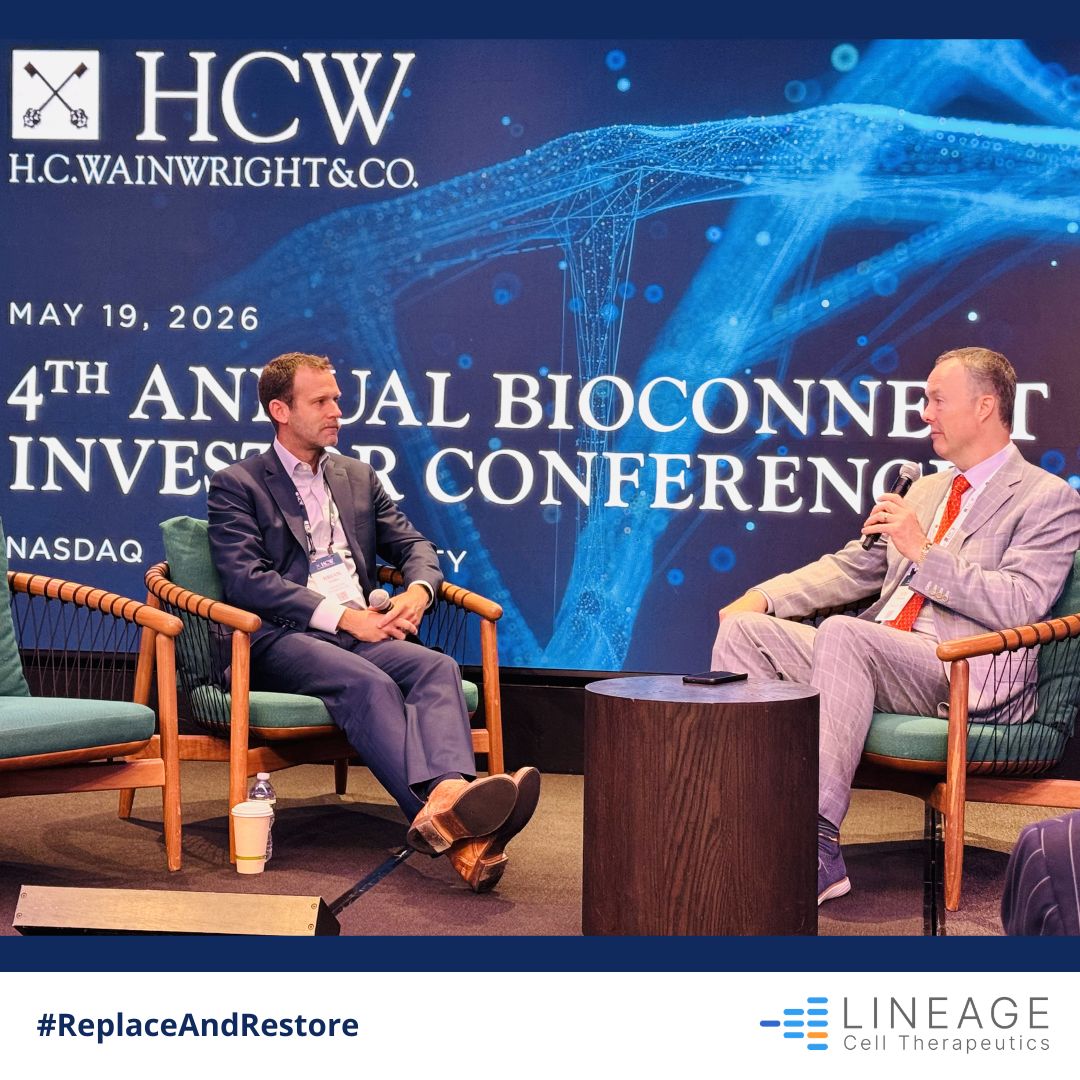 Lineage Cell Therapeutics tweet media