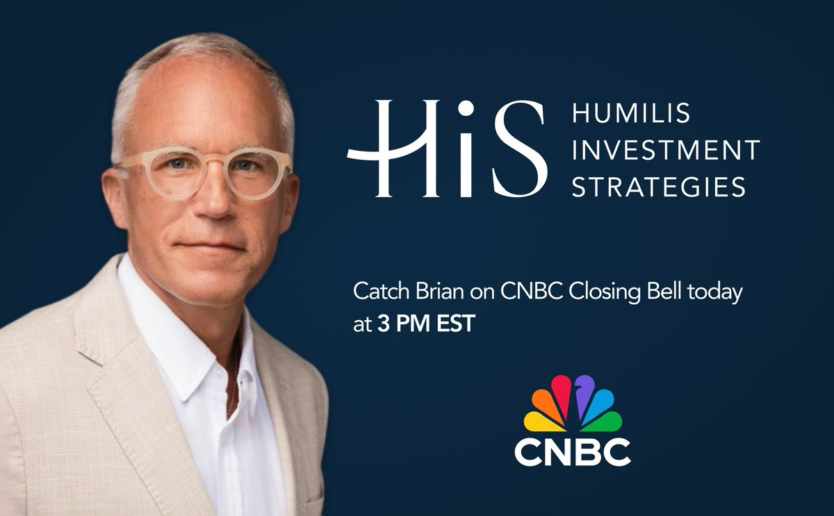 Humilisinvest's tweet photo. Catch @briangbelski on CNBC’s Closing Bell today at 3 PM EST. https://t.co/EvyXC6nXhe