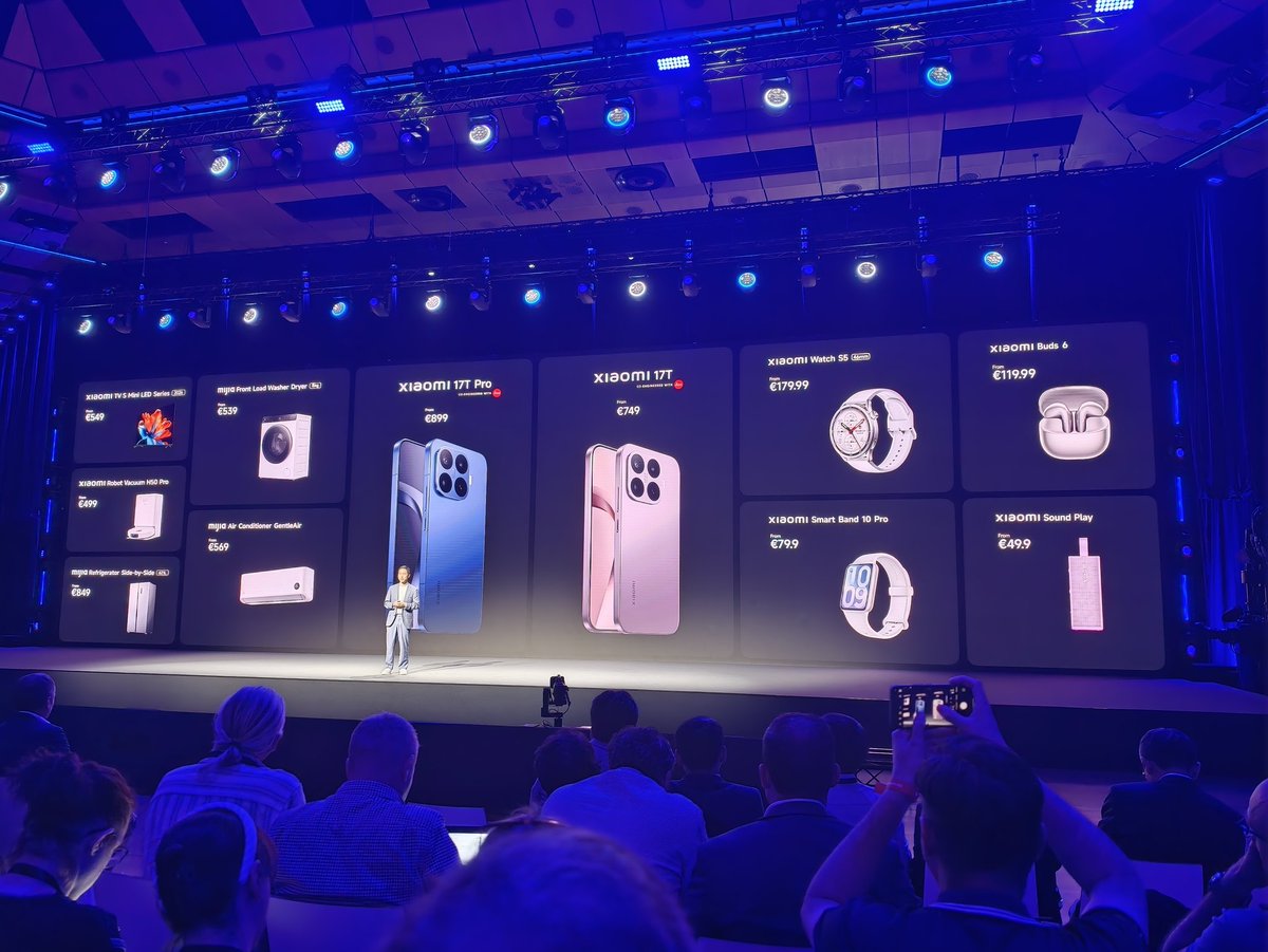 mathieu_tam's tweet photo. Grosse journée pour @XiaomiBelgium, qui sort les 17T et 17T Pro, des smartphones avec deux (vrais) jours d’autonomie 👇
https://t.co/oo60IguXXL https://t.co/HmHTJ7tdnE