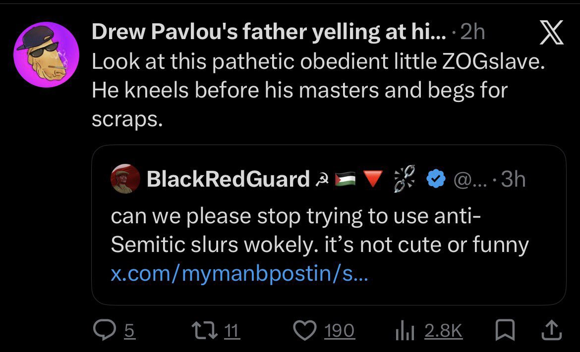 FSignifier94043's tweet photo. @NobleQAli @Ed BE is legitimately using terms created by Nazis against other black leftists that he doesn't like. i wasnt making the same criticism about. https://t.co/elglaot9yx