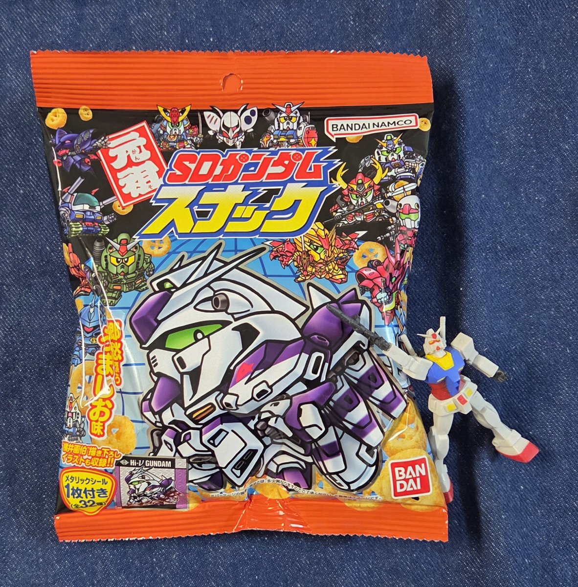 5月25日元祖SDガンダムスナック 武者νガンダムｷﾀ━(ﾟ∀ﾟ)━! #元祖SD