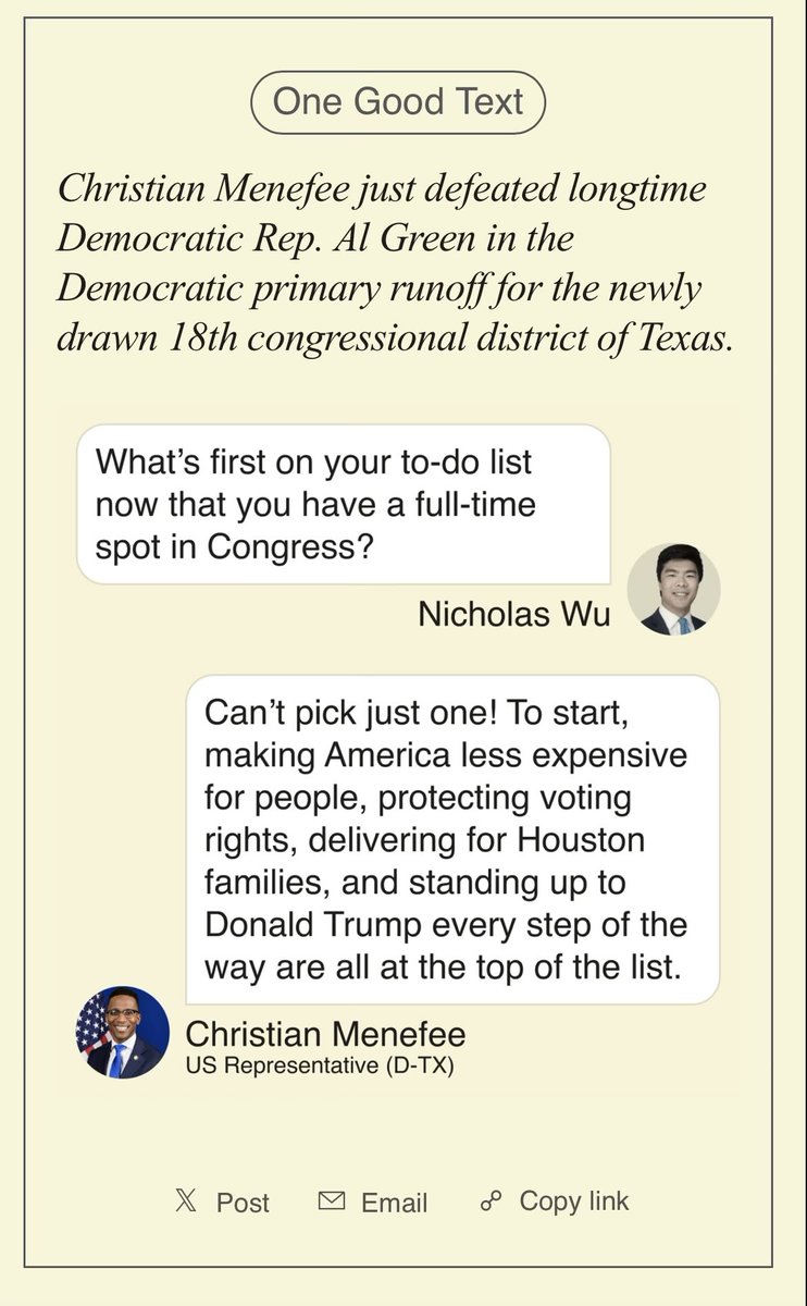 nicholaswu12's tweet photo. One Good Text w/ @CDMenefee 

https://t.co/tVHsdeZK1P https://t.co/25GGUKXyqN