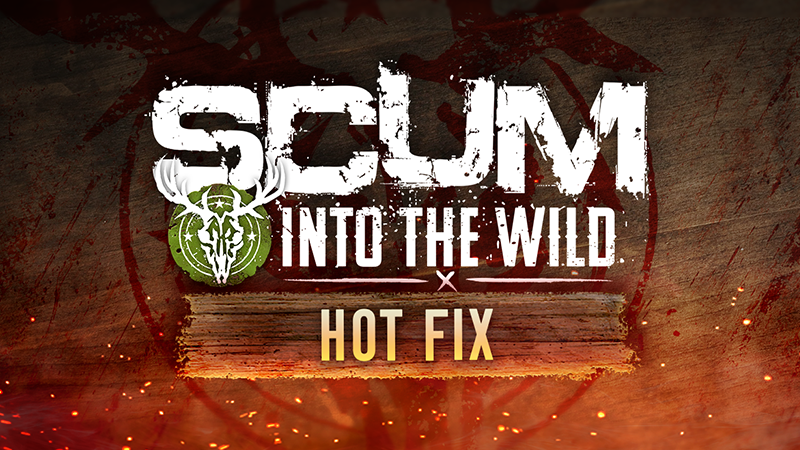 ScumGame's tweet photo. Prisoners 📢

The first hot fix for Into The Wild is now LIVE 🔴
For the full list of bugfixes, follow the link 👇

-> https://t.co/sFtCgjZBIo

#SCUM #IntoTheWild #Hotfix https://t.co/1YhUJ8MAdU