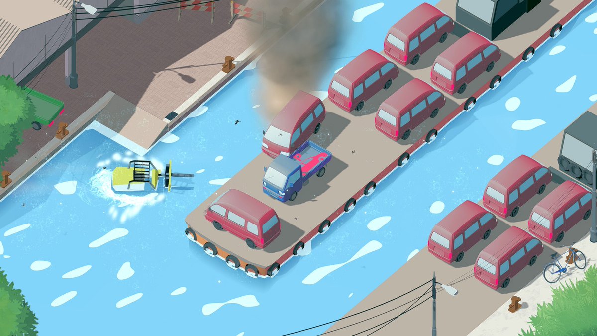 KrolMichal's tweet photo. Na PC i konsole trafiła humorystyczna gra o wózku widłowym, inspirowana studiem Ghibli i japońską motoryzacją - Do You even Forklift? Produkcję Sylwestra Osika (studio Garage 5 - @Garage5_Dev) wydało @TakeITStudio. Ceny: 27-37 zł. Brać i wpierać małego twórcę! Linki do sklepów w komentarzu.

#polskiegry #Garage5 #SylwesterOsik #TakeITStudio #Steam #PS5 #Xbox #Switch #PlayStation5 #XboxSeriesX #XboxOne #Nintendo