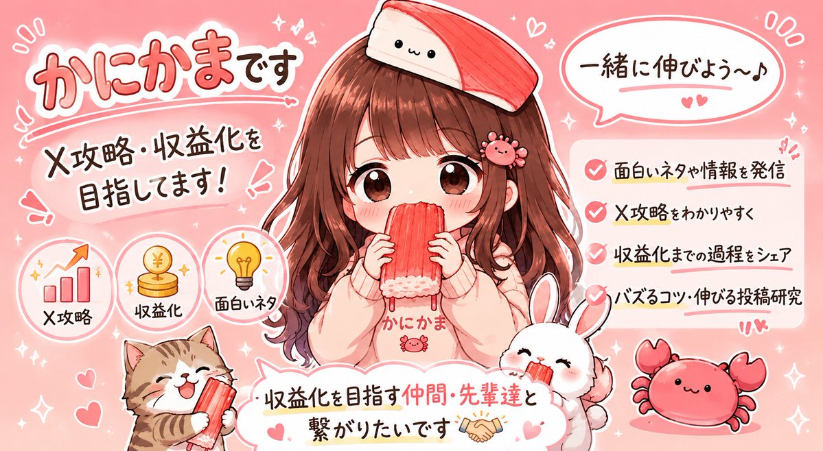 かにかま｜AI迷子 tweet media