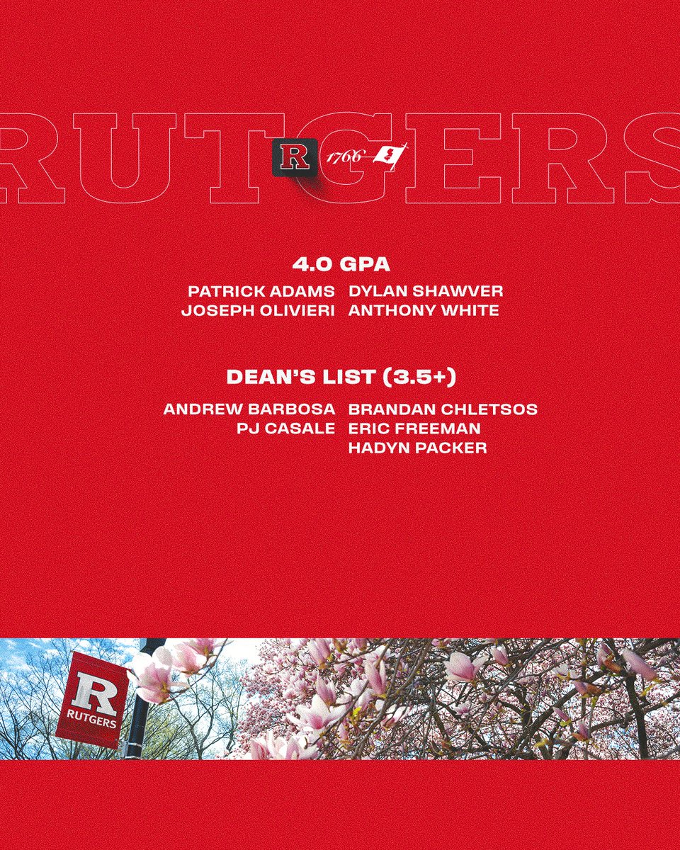 RUWrestling's tweet photo. Another successful semester in the classroom! 📚

#RelentlessPursuit | #GoRU https://t.co/9FZFKThlVk
