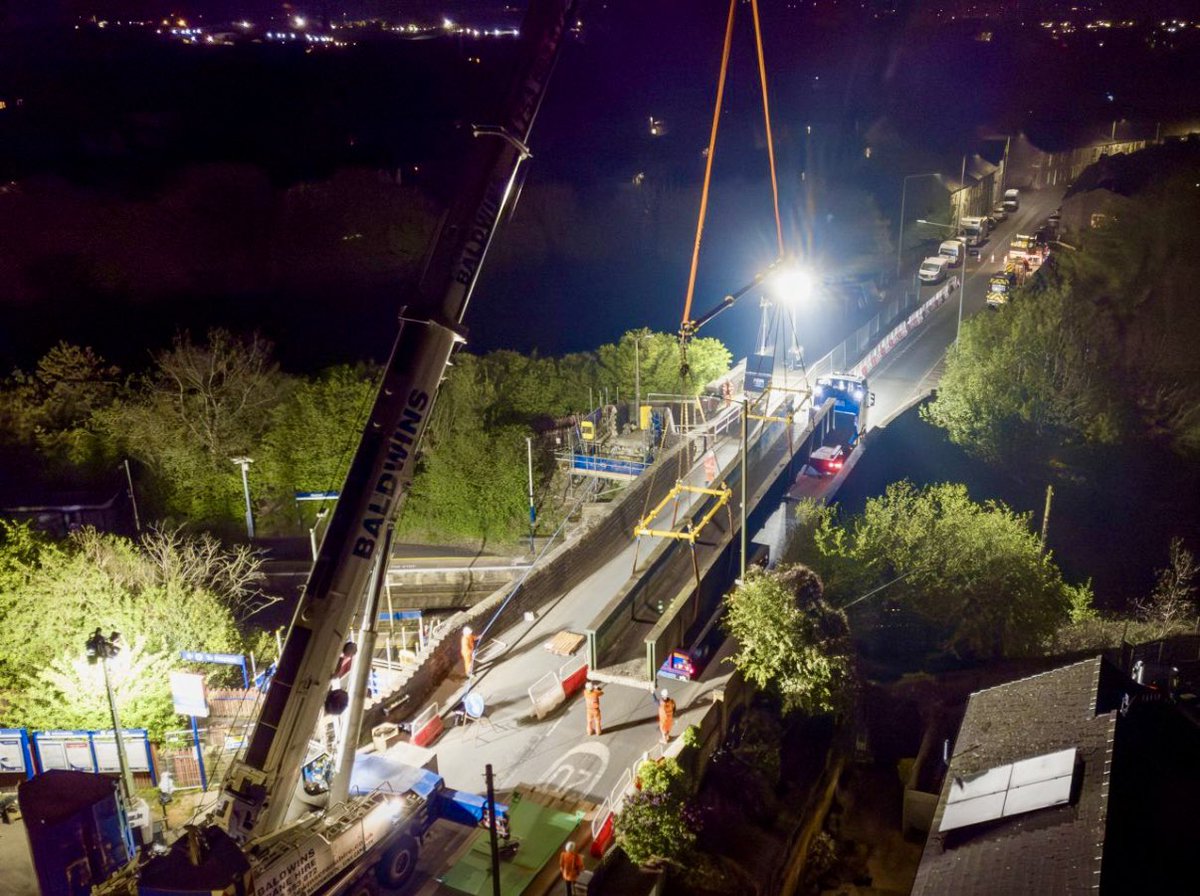 BridgesBeaver's tweet photo. Breathing new life into Lancashire’s rail infrastructure 🚂 

We have successfully executed the removal of the Hapton pedestrian rail bridge in Lancashire, marking the start of a major refurbishment program designed to extend the structure's operational life by 20+ years.

Refurbishment is a critical pillar of the Beaver Bridges offering.

Rather than simply replacing, we are bringing new life into existing landscapes. 

Our team managed the delicate extraction over the rail line, and the bridge has now been transported to our facility to be blast-cleaned, rigorously inspected, and repainted to the highest industrial standards.

Project Highlights:

📍 Location: Hapton, Lancashire
🛠️ Project: Pedestrian Rail Bridge Removal & Refurbishment
🚧 Scope: Specialist lifting, blast cleaning, structural inspection, and protective coating

We are proud to have worked on this project, demonstrating our commitment to sustainable infrastructure, with cost-effective, long-term solutions for the UK’s rail network through specialist engineering and meticulous site operations.

Shout out to the team for working over the weekend to pull off yet another bespoke bridge refurbishment!

"Those who say it cannot be done, should not interrupt those doing it.’’