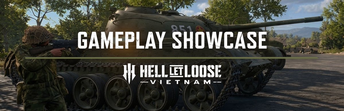 hell_let_loose's tweet photo. With the Hell Let Loose: Vietnam Open Beta going live on Steam tomorrow (29 May until 1 June), our incredible War Correspondents have been deployed into the jungle  to showcase how different roles in Hell Let Loose: Vietnam play.

https://t.co/UpXupgbODv

#HellLetLooseVietnam https://t.co/I0R14QhOcy