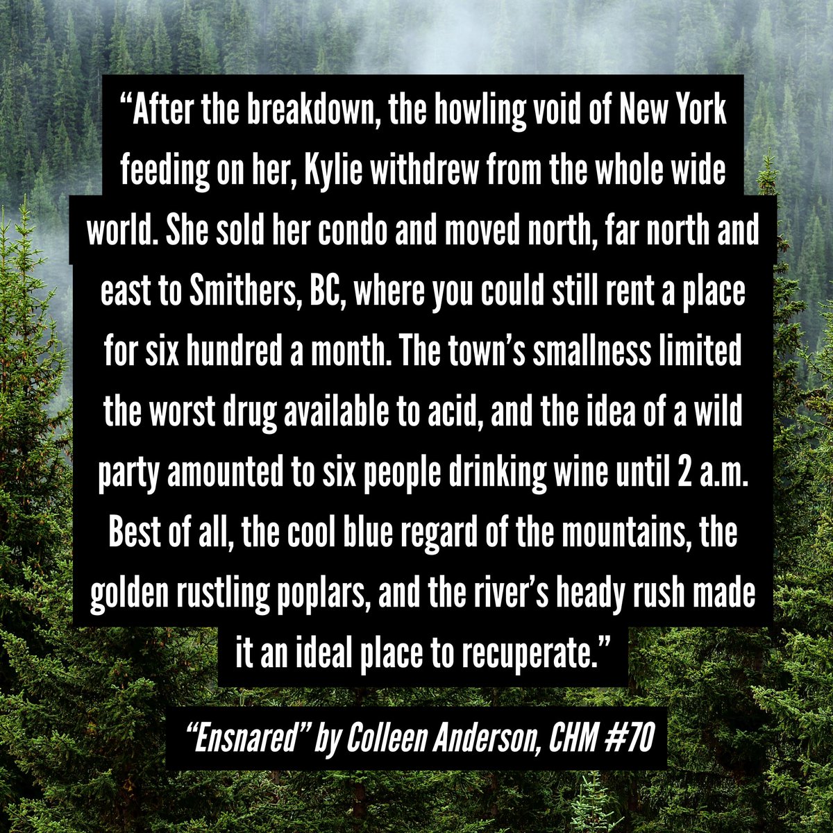 CosmicHorrorMo's tweet photo. Read "Ensnared" by Colleen Anderson for FREE on the CHM website: https://t.co/9PHuKNkqwj https://t.co/G1BEKdeUZL