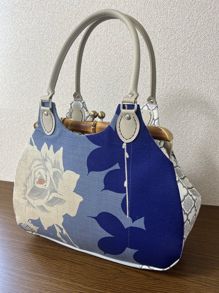 麻のハ堂西巣鴨支店 #麻のハ堂 × #ロマンチカ商會 コラボがま口バッグ