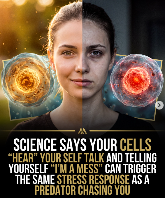 neuronpowers's tweet photo. The human brain reacts to perceived threats even when the threat exists only in our thoughts. 

Research in psychoneuroimmunology shows that negative self talk can activate the same stress pathways involved in the fight or flight response. https://t.co/nMicImDjYA