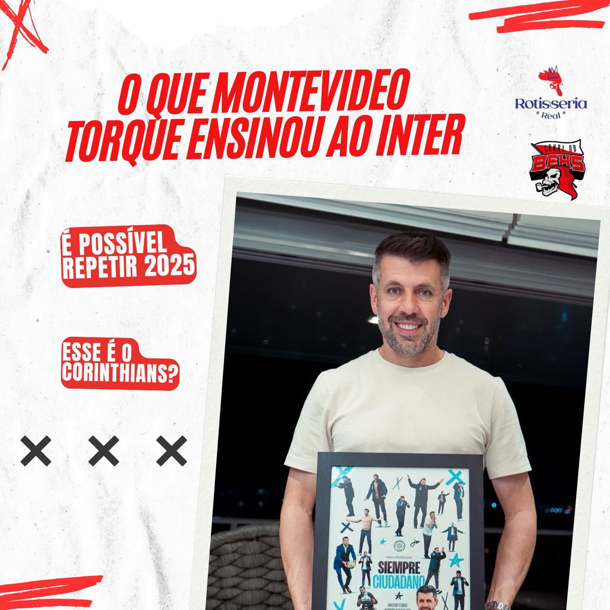 Lebehs's tweet photo. O que Montevideo Torque ensinou ao Inter 

É possível repetir 2025
Esse é o Corinthians?

https://t.co/TdKo9oRThr

#INTER #pezzolano #flamengo #corinthians #Grêmio #Neymar#Tetra #2005 #Máfia #Xaud #Torque 

📸 Reprodução Instagram Paulo Pezzolano https://t.co/Bo04QUXkoK