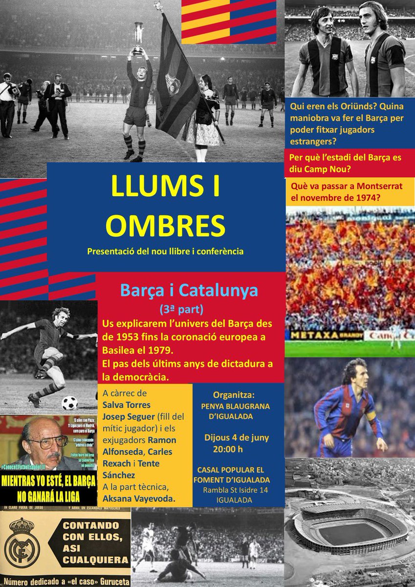 PBIgualada's tweet photo. https://t.co/YFLRwNYKdu
#IgualadaCuler #SempreBarça #ForçaBarça #Supporters #FCBlive #FCBarcelona
#esportigualada #Igualada
@FCBarcelona_cat
@FCBPenyes
@ConfePenyesFCB
@PBIgualada
@AgrupacioFCB
@FCBjugadors https://t.co/7hS8mgWlSk