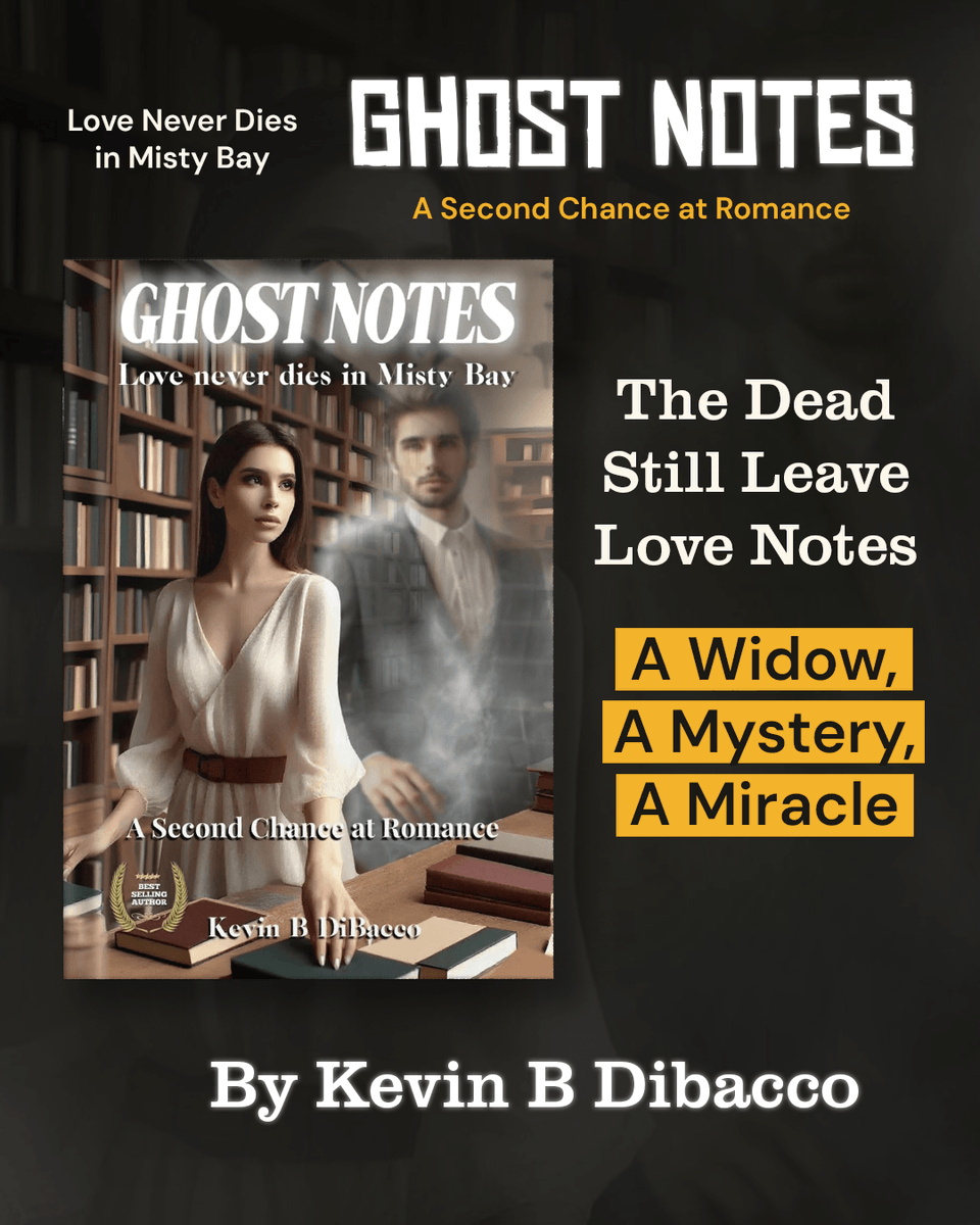 SHOUTmyBook's tweet photo. A widowed bookstore owner. Mysterious notes hidden in books. Music from an empty apartment above. In Misty Bay, love may survive death itself. By @KDARTZY

Available on - https://t.co/IWSE2re9Ra https://t.co/WuyroYwqif