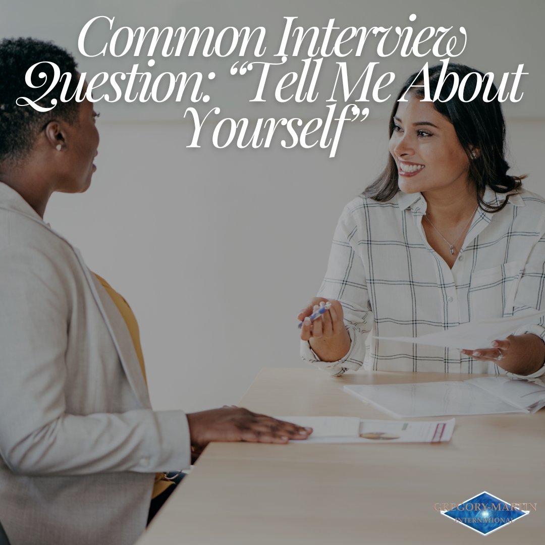 GregoryMartinIn's tweet photo. Not sure how to answer “Tell me about yourself”? 📝 
Start with your experience, highlight key skills and explain why the role interests you. 
A clear, relevant answer can help you make a great first impression. 🌟
 #InterviewAdvice #Recruitment #JobSeekers https://t.co/W2D00g9pzf