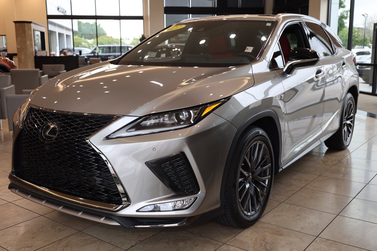 LexusofMobile's tweet photo. ✨ Upgrade to luxury in superior interior 

💵 SAVE $5,000 OFF our Manager’s Special before the end of the month

✅ Only 28,642 miles on it 
✅ Sunroof/Moonroof
✅ Memory Seats
✅ and more! 

🤝 Get this 2022 Lexus RX350 F Sport for only $48,995 https://t.co/PBDzOmSGuS