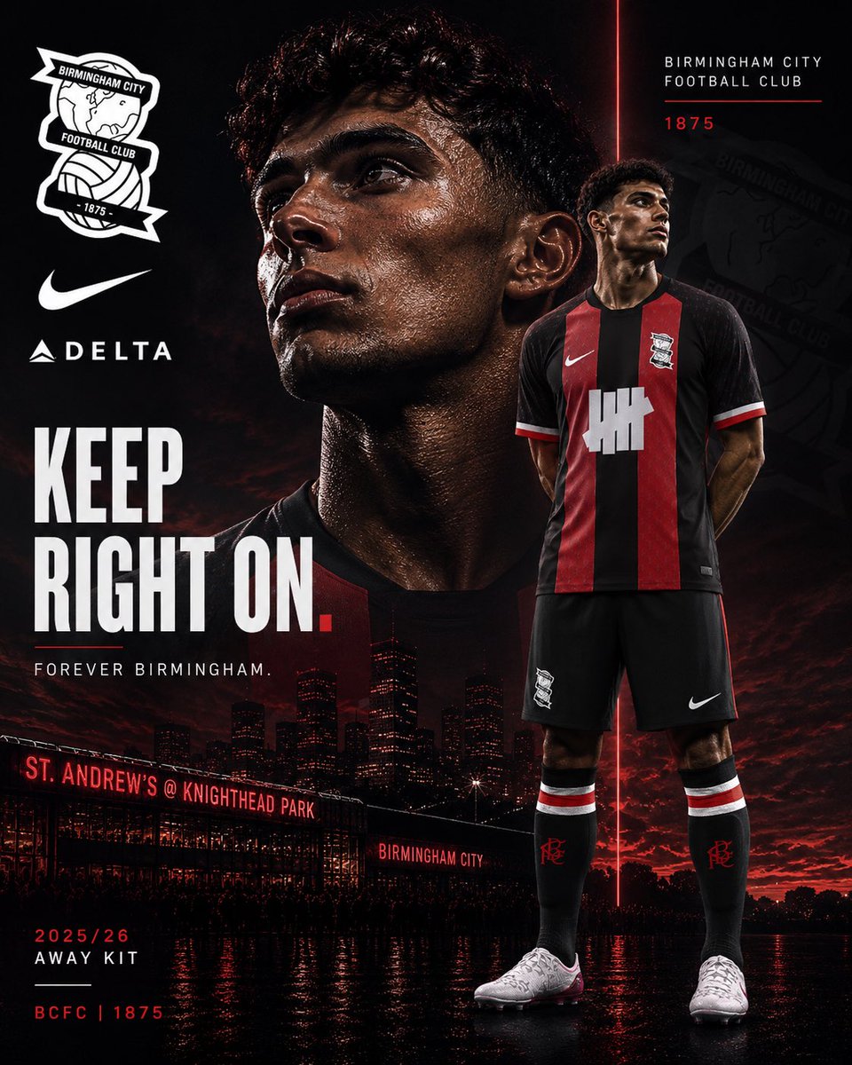 brianhillstead's tweet photo. Some mock ups in photoshop and then brought to life with AI. @BCFC @BluesFocus #birminghamcitykit #birminghamkit #conceptkit #kro https://t.co/nlBHJlfmKB