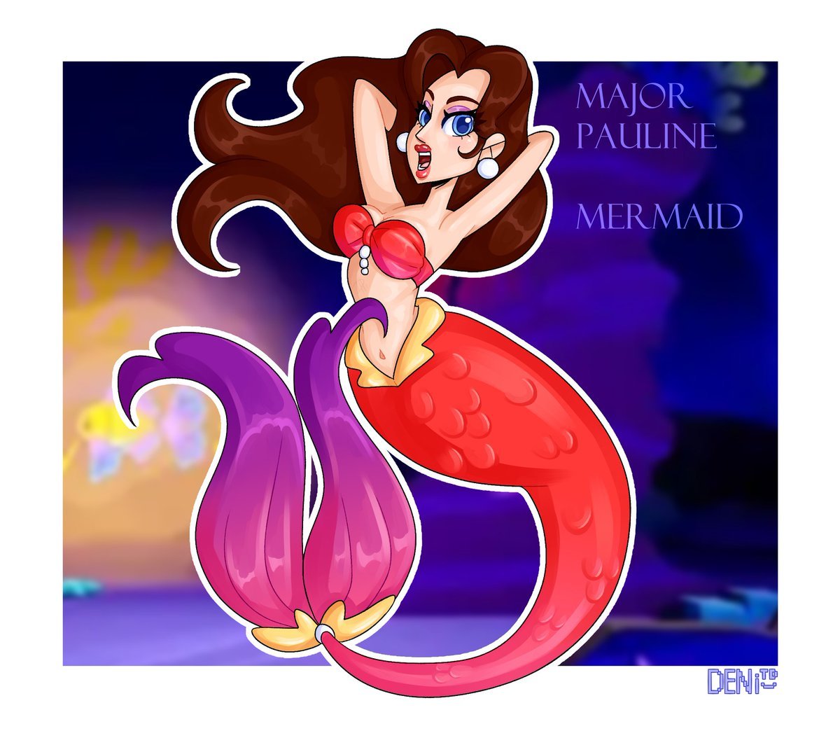 princeeric323's tweet photo. 💜 Day 28 of the #Mermay Month is not a featuring #Ariel's - @mermaidgirl23 content.

Last but not a least a #SuperMario Franchise goes to #Pauline from Brooklyn, New York ❤️🧜‍♀️🐚

Courtesy of these arts belonged to owners

#MermaidMonth #May28 #MermaidLovers #Nintendo #Mermay2026 https://t.co/CQArLK89Zg