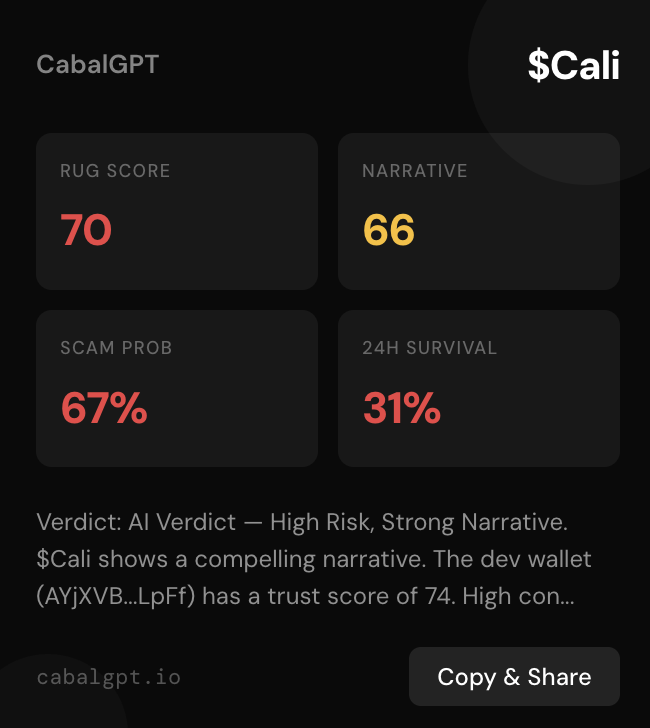 CabalGPT's tweet photo. solana:6qn3n3MzGNU3jLC3dNpAooqHdN184cLoy7pDF4HEpump this is what CabalGPT shareable card https://t.co/2or1Yocypk