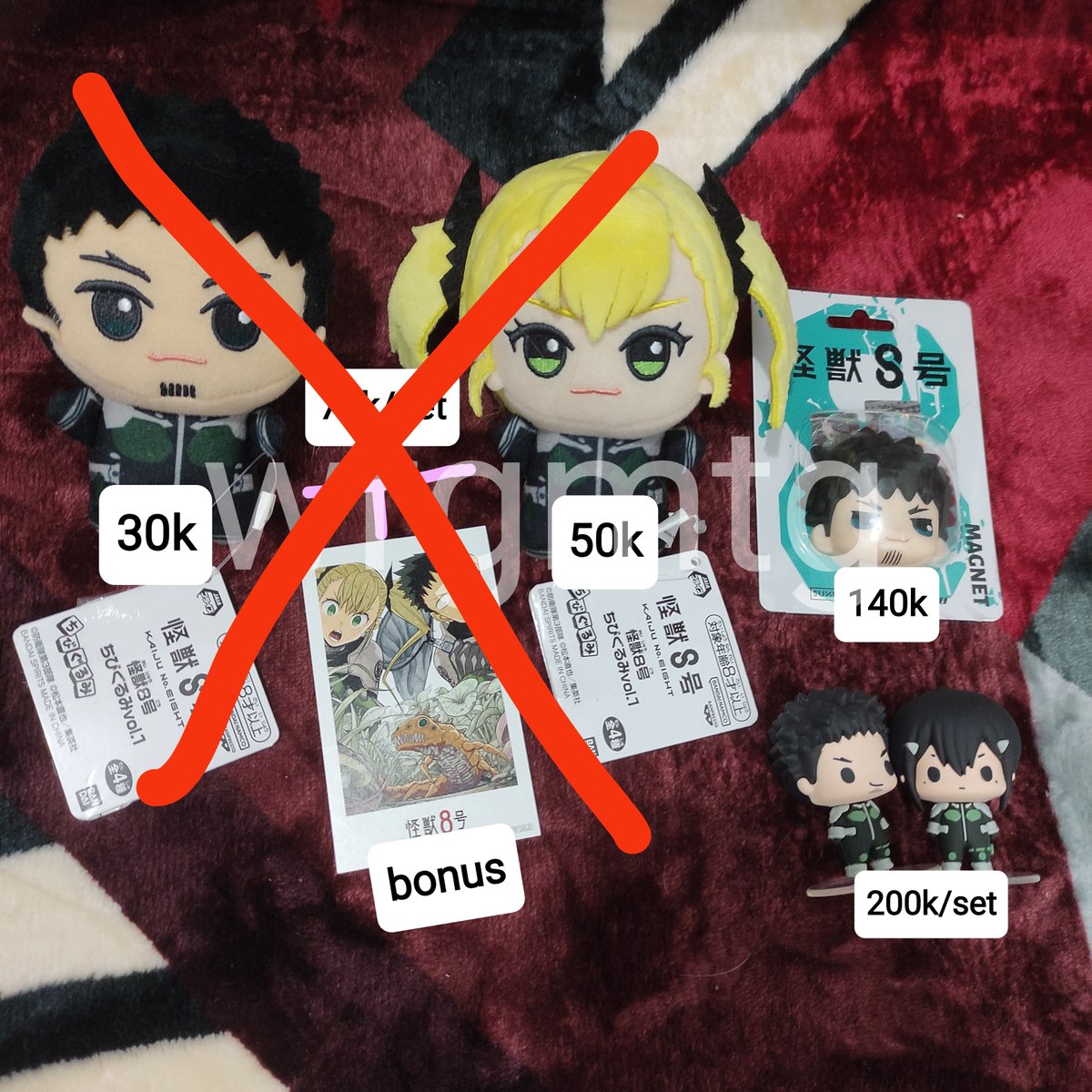 warung_matagi's tweet photo. UPDATE:
chibigurumi set kafka-kikoru sold❌
fanmerch posca hanamichi-yohei sold❌ https://t.co/LWfoFv2yqb