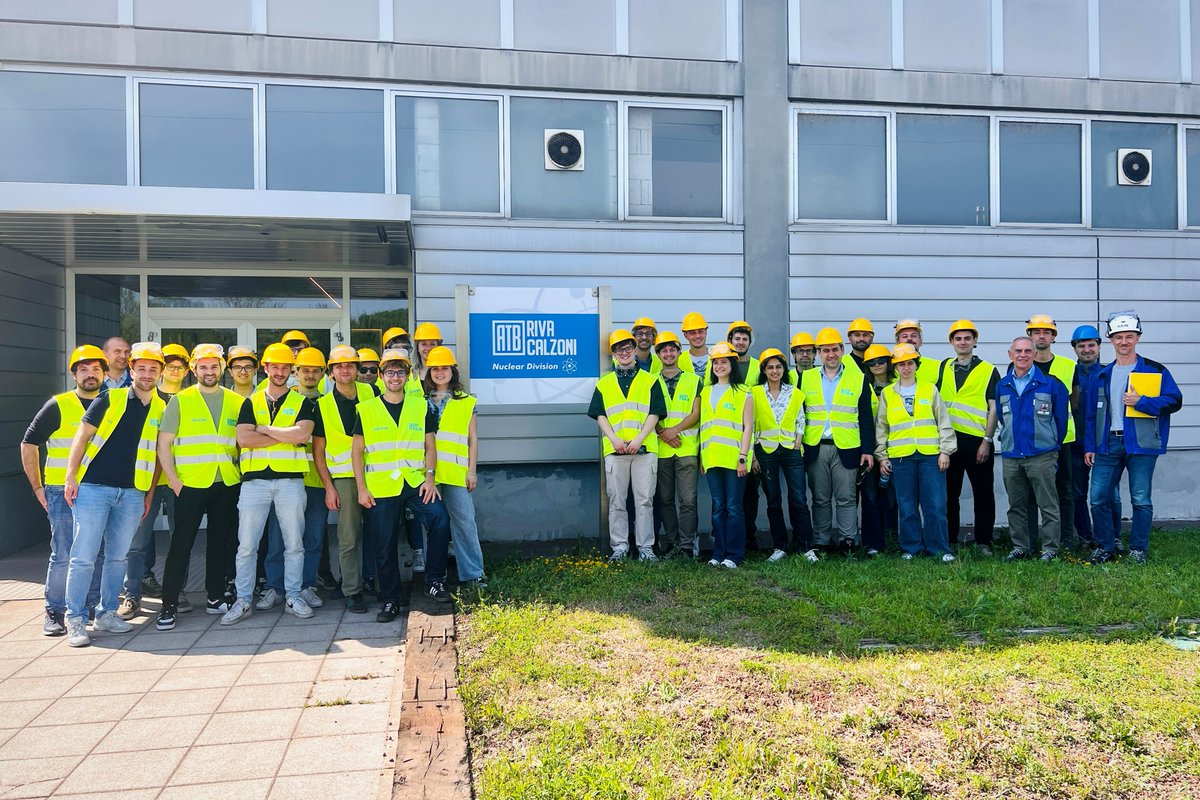 ATB_group's tweet photo. Abbiamo recentemente ospitato presso la nostra sede i partecipanti del Master Corporate Technologies for Nuclear Power Plants, frutto della collaborazione tra @polimi e Ansaldo Nucleare, accompagnati dall’Ingegnere Michele Iamele e dall’Ingegnere Eugenio Rivara #EnergiaNucleare https://t.co/tz2h5J9ONp
