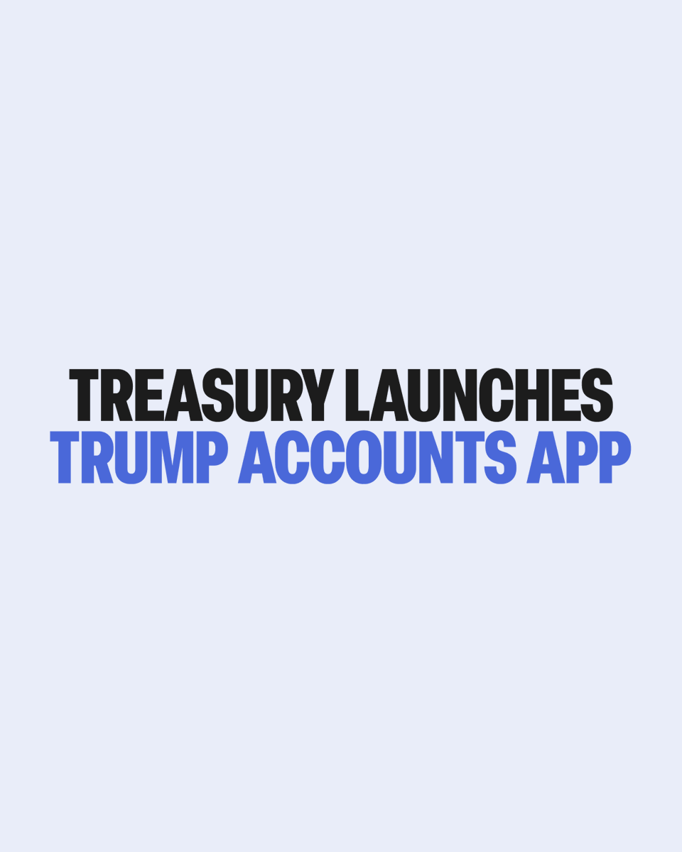 BitcoinNews's tweet photo. 📲Trump Accounts app goes live on major app stores, ahead of the official July 4th activation.

🇺🇸 Treasury Secretary Bessent said the app "delivers a simple, secure way for households to begin engaging with a program designed to build long-term financial strength from day one." https://t.co/LU1LVSxxuk