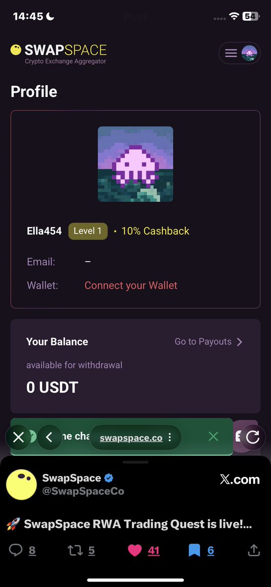 Ellapk09's tweet photo. @SwapSpaceCo Done boss please a win 🏆 

@SwapSpaceCo https://t.co/DFZaXP4E5F