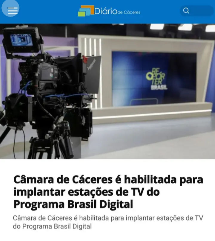 deivid78's tweet photo. Cáceres pode ganhar sua primeira emissora geradora GTVD no Canal 25, fortalecendo a Rede Legislativa de TV e trazendo mais canais digitais gratuitos para a população. https://t.co/oNluN5qNPg
