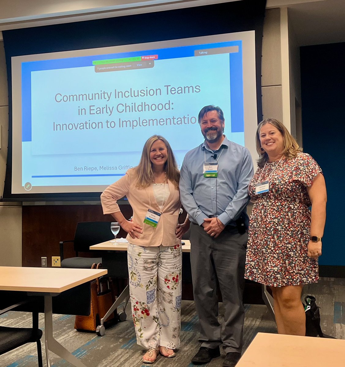 SCPInclusion's tweet photo. We had a wonderful time at the International Early Childhood Inclusion Institute last week! We're proud of Melissa Griffin &amp; Dana Bennett for co-presenting with Ben Riepe to share their work supporting community inclusion teams in South Carolina! https://t.co/irDmqtgrGq