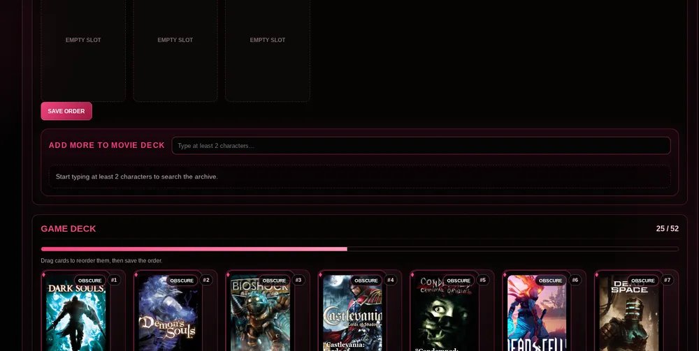 njmcconnaughay's tweet photo. Entries in your Deck are based on your own reviews. Contributors get out what they put in. I have taken pride in assembling the Nightmare Deck (after all this time, not even halfway through my 52 on either Videogames or Movies), but I'm still as eager to fill it out. https://t.co/Urokw0FVUj