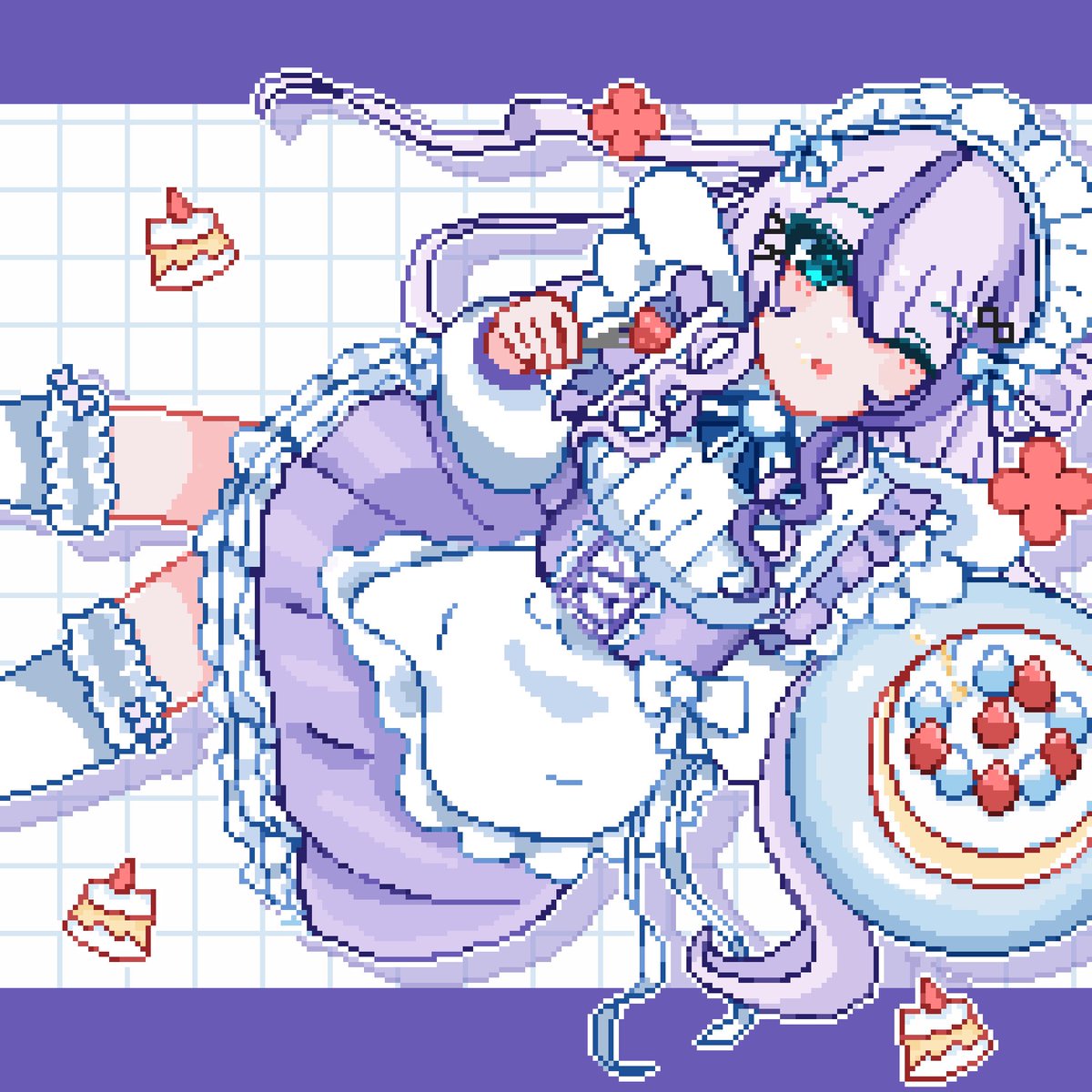 204_naasu's tweet photo. skebでリクエスト頂きました...！✨
VTuberの音ノ乃のの様です🎶

本人様、依頼主様以外の利用、無断転載は禁止です⚠️

#ドット絵 #pixelart #skeb #ミリプロ https://t.co/SlOYTsTkQn
