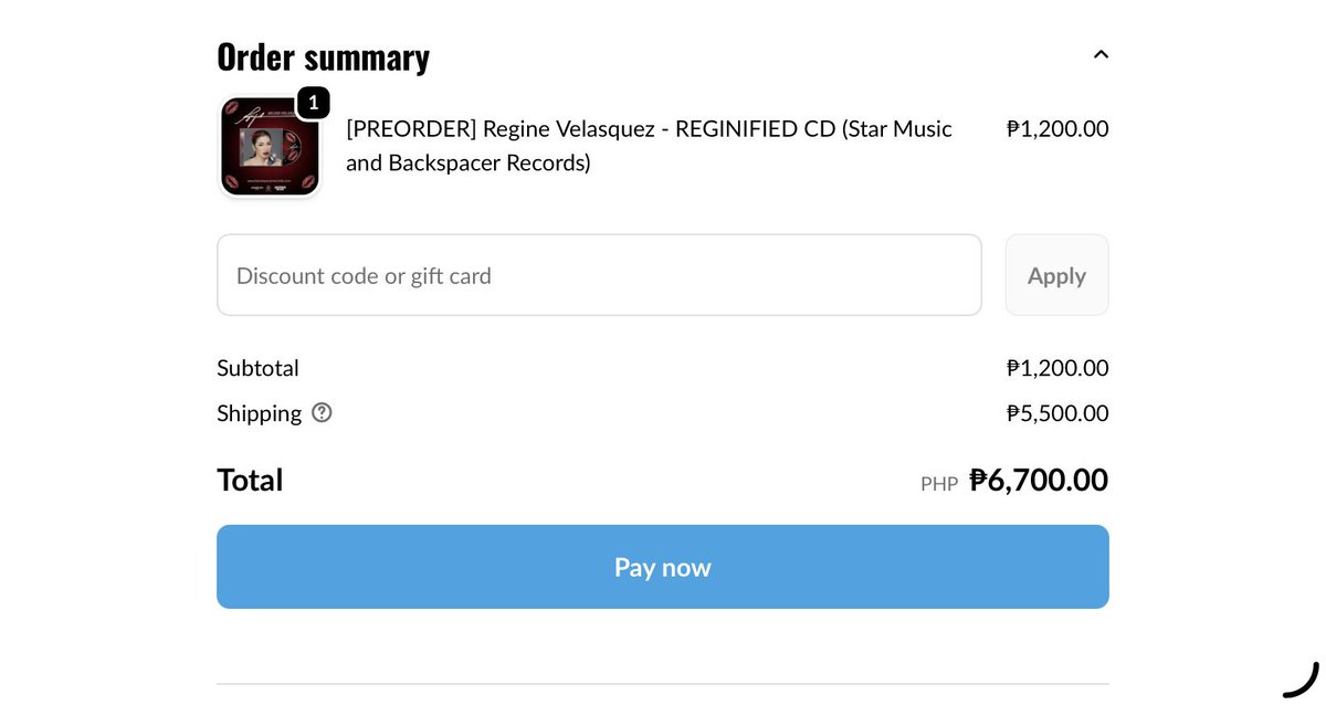 MimiOro22's tweet photo. Na-excite ako may international shipping, kaso…
Opo okay na po sa Pinas na address 😅

#REGINIFIED https://t.co/HBP0O3iQsp