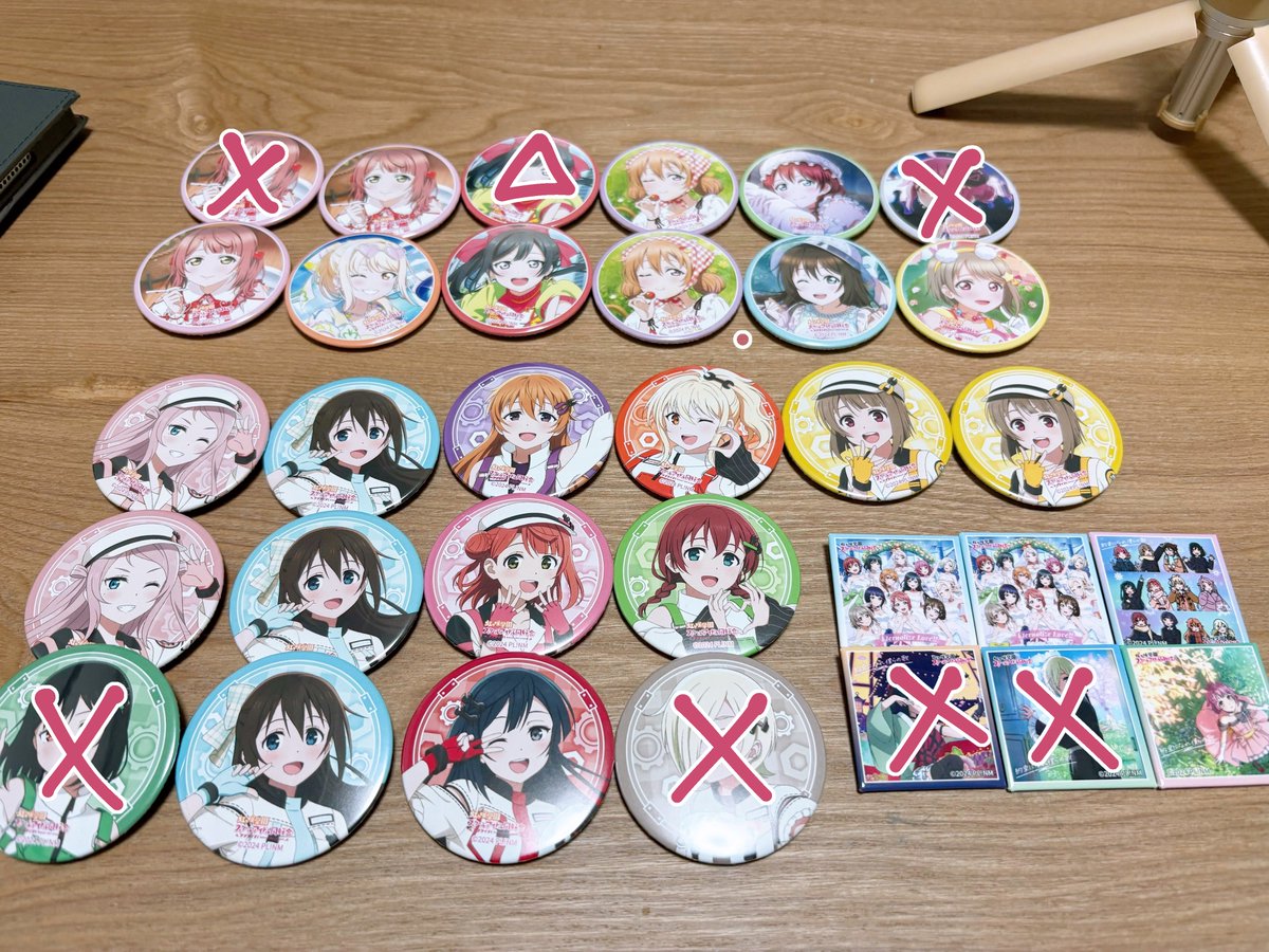交換】 ラブライブ 虹ヶ咲学園スクールアイドル同好会 8th 缶バッジ 