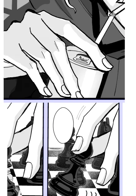 💀の爪描き分けてひとりでニヤニヤしてる 