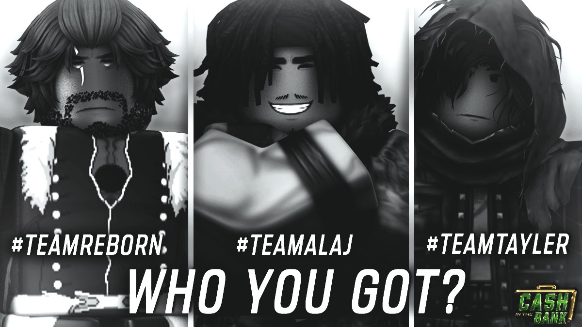 IFWRobloxRW's tweet photo. 3 Challengers, One winner.

WHO YOU GOT?
 
THIS Saturday Streaming LIVE on @RoFlix_Studios 
#IFW #RoWrestling https://t.co/AVawOQ7Fa4